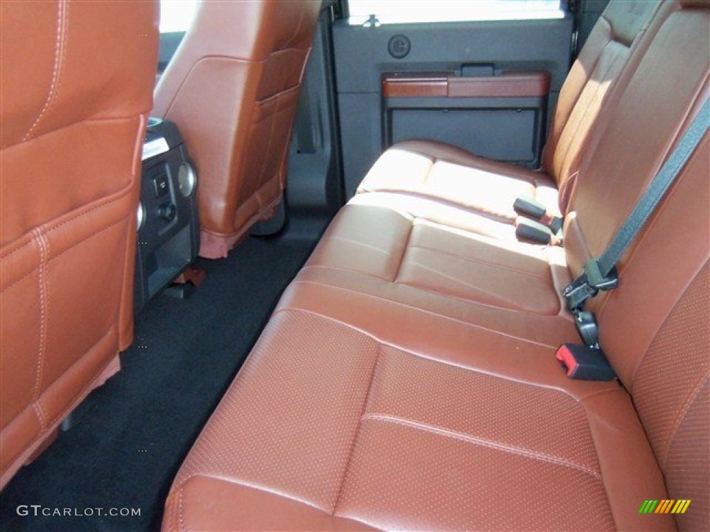 2012 Ford F350 Super Duty King Ranch Crew Cab 4x4 Dually Rear Seat Photo #67443741