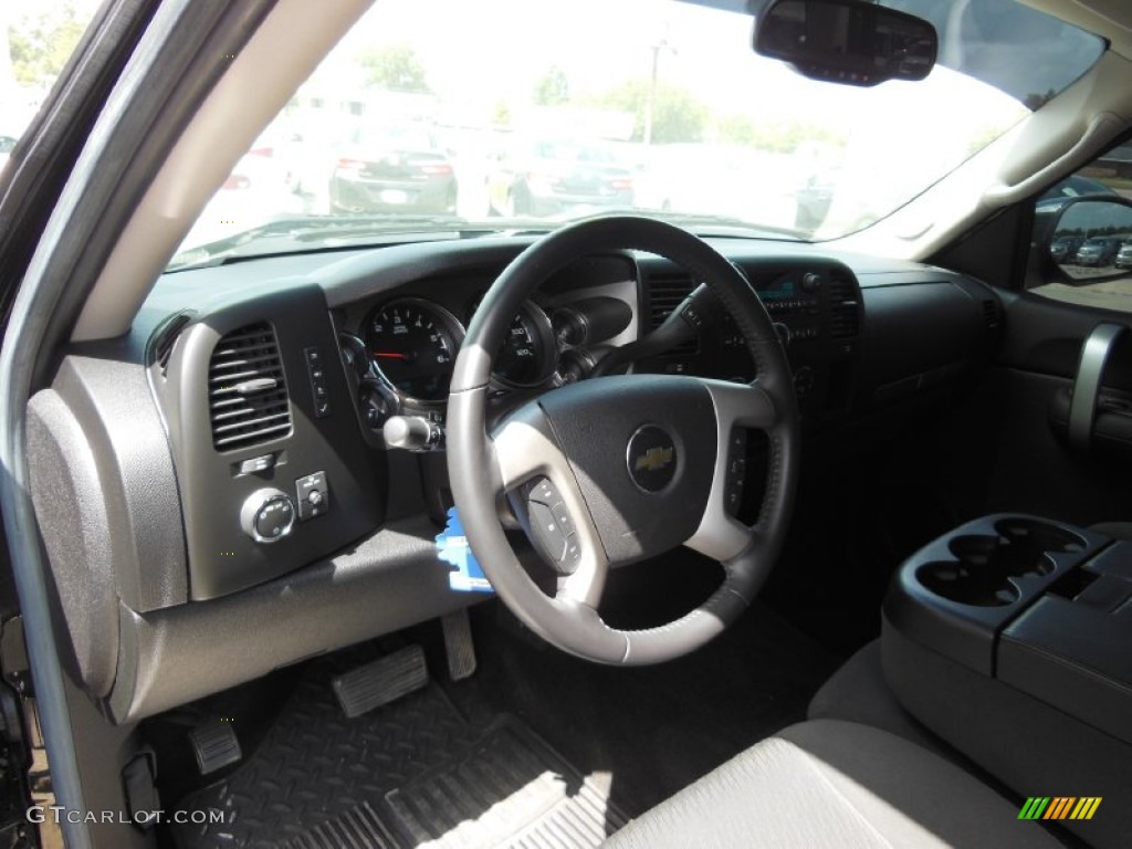 2009 Silverado 1500 LT Crew Cab - Black Granite Metallic / Ebony photo #12