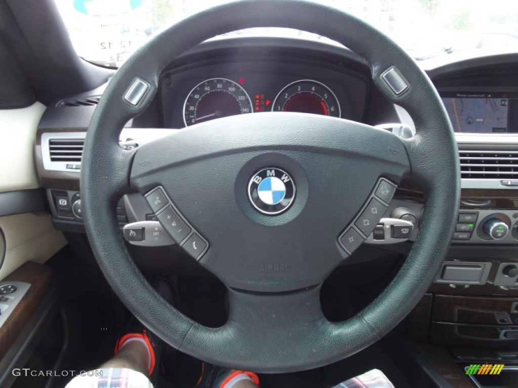 2008 7 Series 750i Sedan - Alpine White / Beige photo #10
