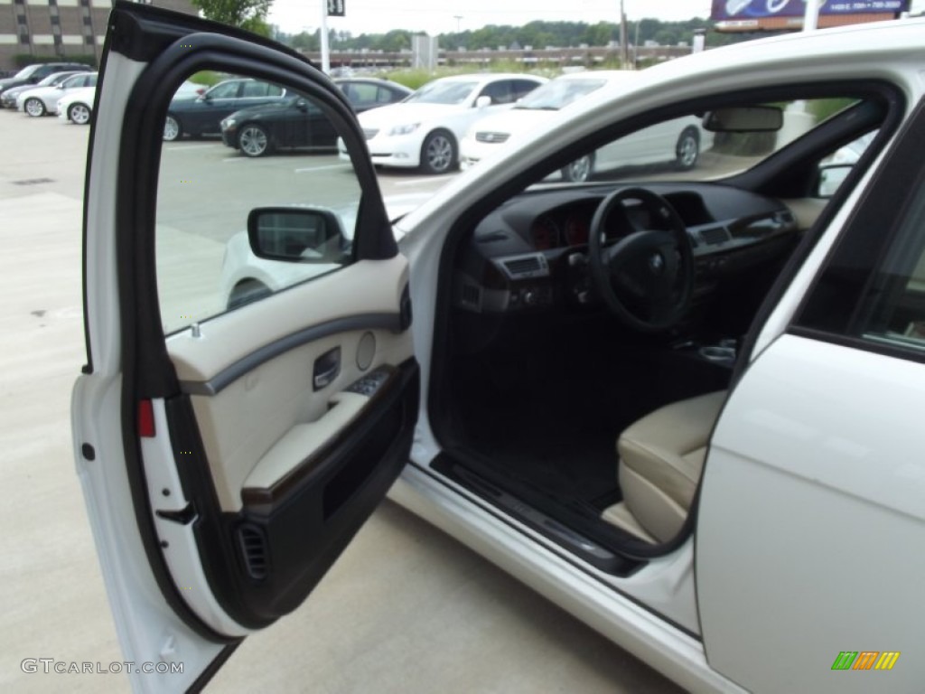2008 7 Series 750i Sedan - Alpine White / Beige photo #12