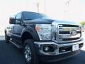 2012 Tuxedo Black Metallic Ford F250 Super Duty Lariat Crew Cab 4x4  photo #3