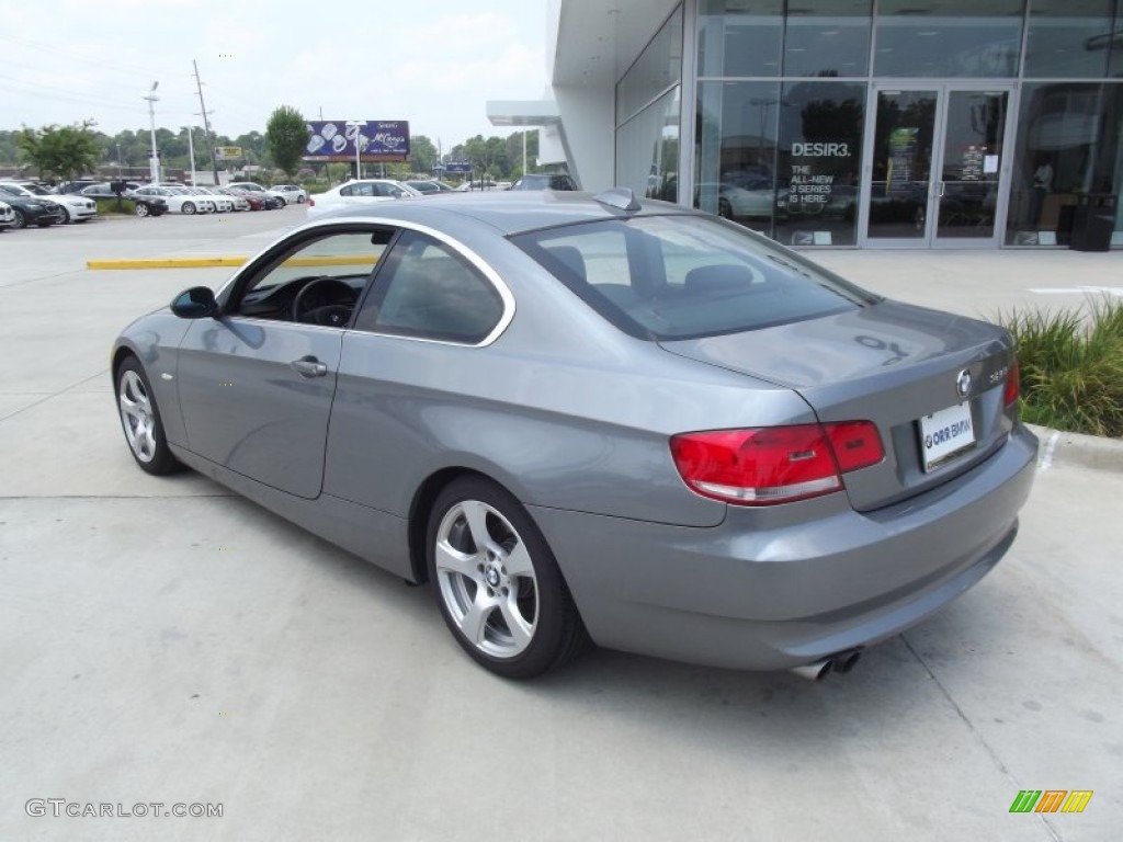 2009 3 Series 328i Coupe - Space Grey Metallic / Black photo #4