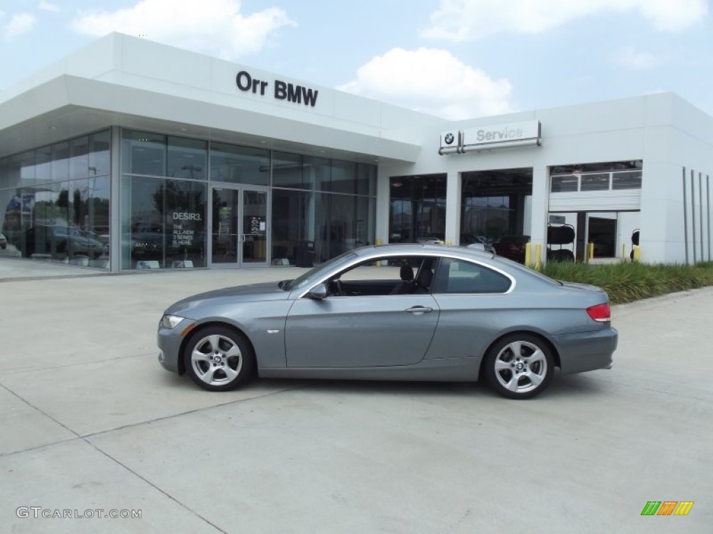 2009 3 Series 328i Coupe - Space Grey Metallic / Black photo #5