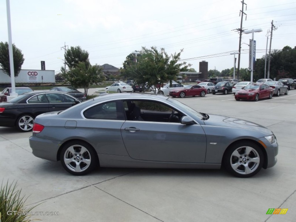 2009 3 Series 328i Coupe - Space Grey Metallic / Black photo #6