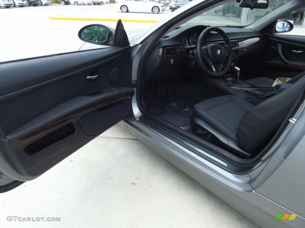 2009 3 Series 328i Coupe - Space Grey Metallic / Black photo #12