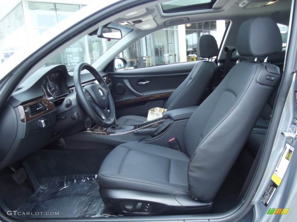 2009 3 Series 328i Coupe - Space Grey Metallic / Black photo #13