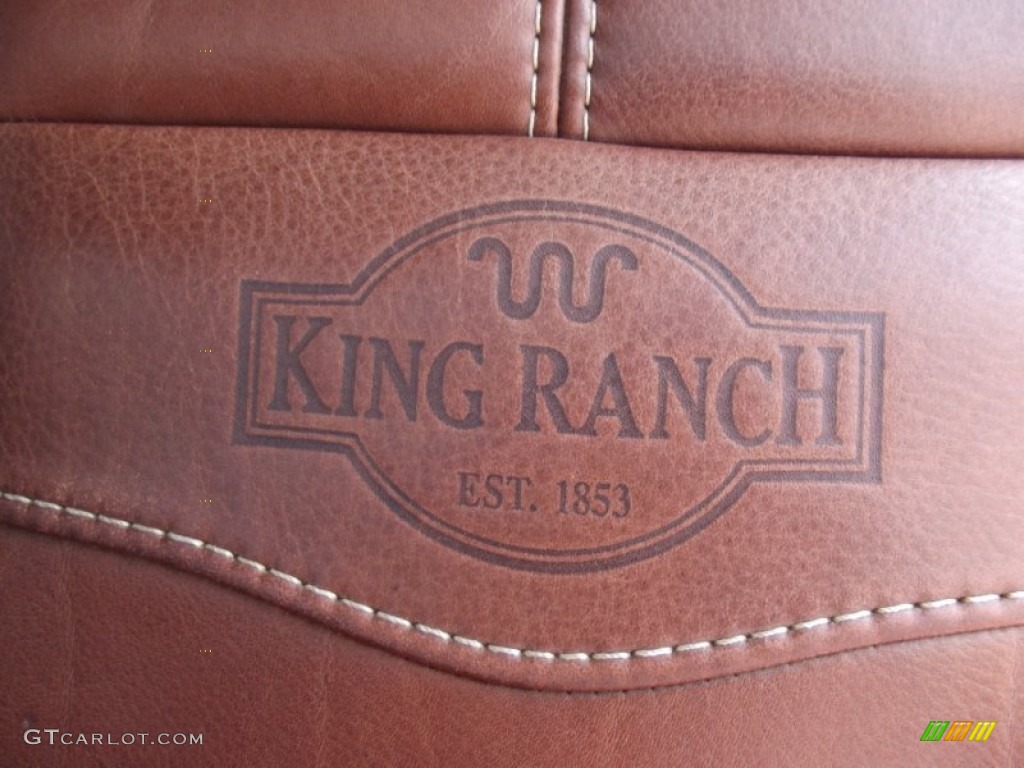 2008 F250 Super Duty King Ranch Crew Cab 4x4 - Oxford White / Camel/Chaparral Leather photo #15