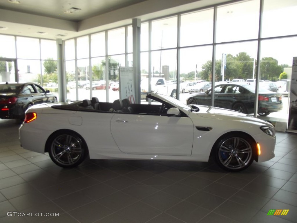 2012 M6 Convertible - Alpine White / Black photo #6