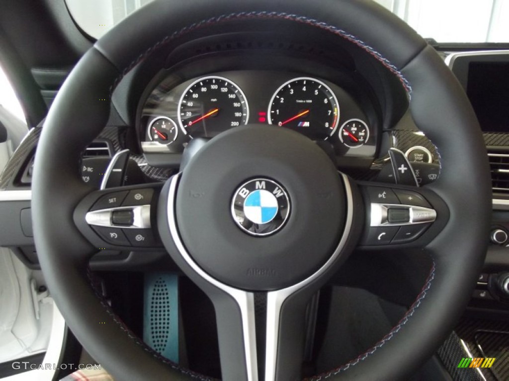 2012 BMW M6 Convertible Black Steering Wheel Photo #67447233