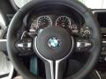 2012 BMW M6 Black Interior Steering Wheel Photo