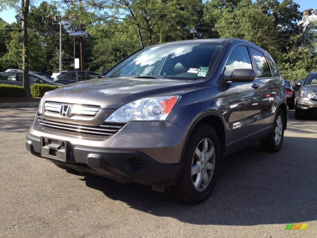 2009 CR-V EX-L 4WD - Urban Titanium Metallic / Black photo #5