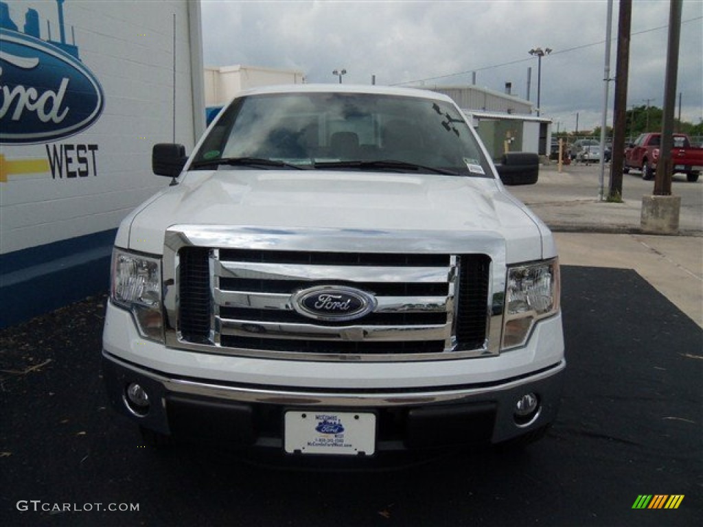 2012 F150 XLT SuperCab - Oxford White / Steel Gray photo #1