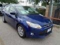 2012 Sonic Blue Metallic Ford Focus SE 5-Door  photo #3