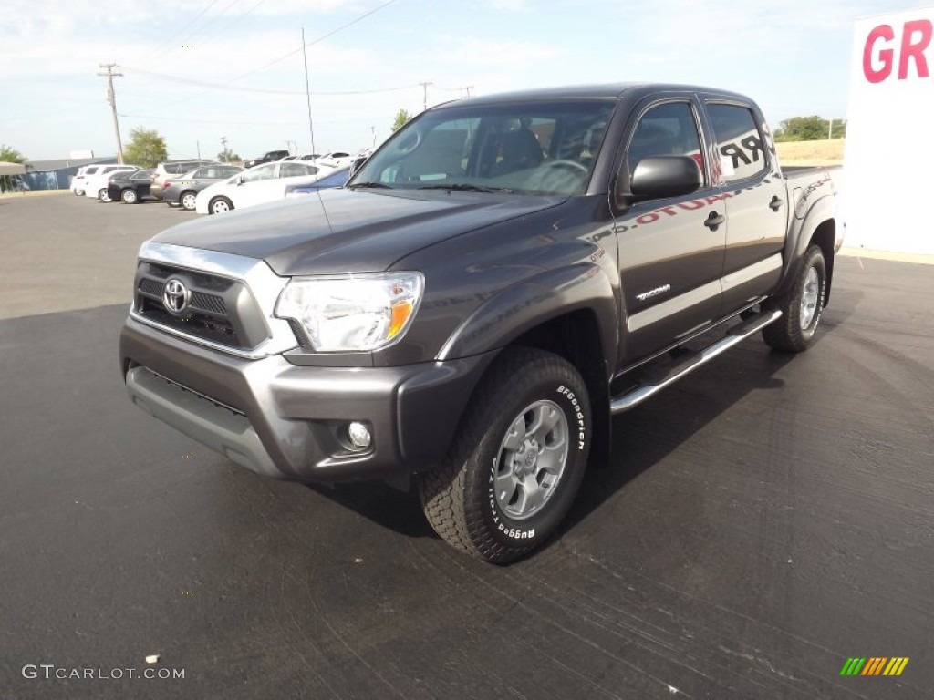 2012 Tacoma V6 TRD Double Cab 4x4 - Magnetic Gray Mica / Graphite photo #3