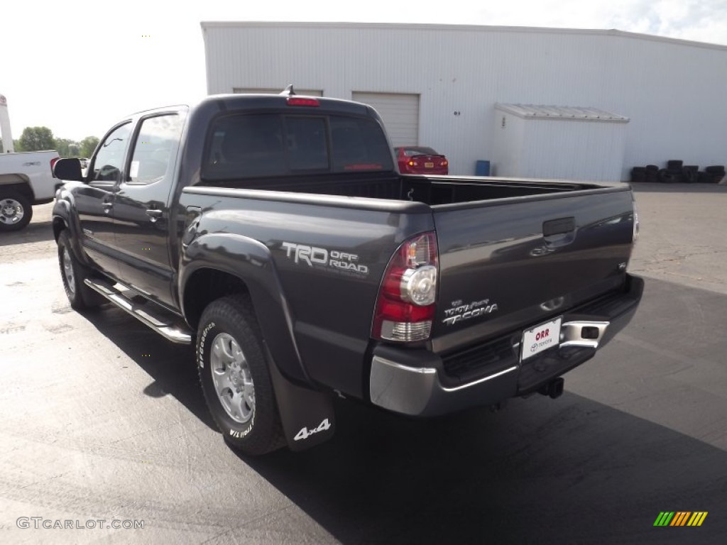 2012 Tacoma V6 TRD Double Cab 4x4 - Magnetic Gray Mica / Graphite photo #5
