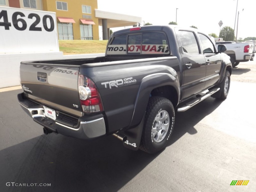 2012 Tacoma V6 TRD Double Cab 4x4 - Magnetic Gray Mica / Graphite photo #7
