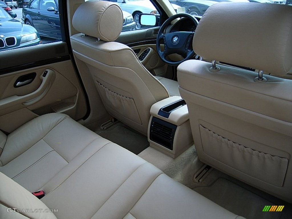 2003 5 Series 530i Sedan - Oxford Green Metallic / Sand Beige photo #19