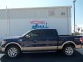 2012 Dark Blue Pearl Metallic Ford F150 King Ranch SuperCrew 4x4  photo #4