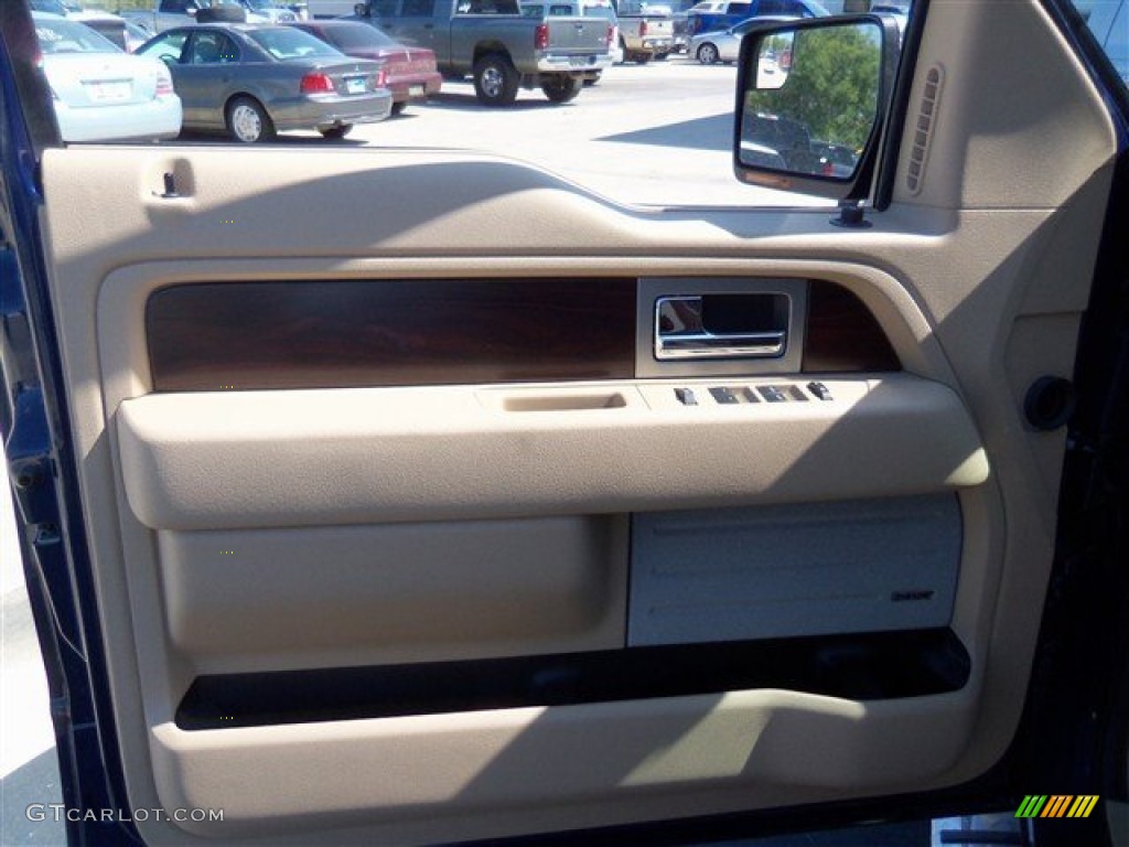 2012 F150 King Ranch SuperCrew 4x4 - Dark Blue Pearl Metallic / King Ranch Chaparral Leather photo #16