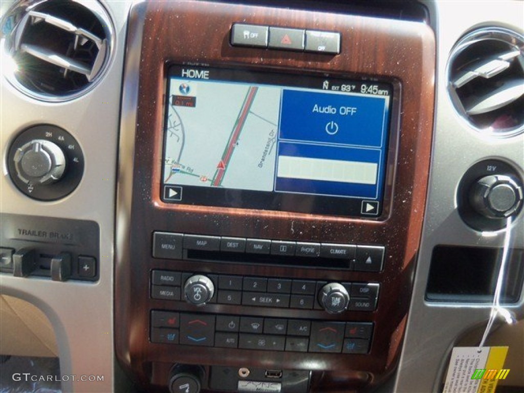 2012 F150 King Ranch SuperCrew 4x4 - Dark Blue Pearl Metallic / King Ranch Chaparral Leather photo #22