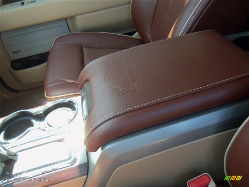 2012 F150 King Ranch SuperCrew 4x4 - Dark Blue Pearl Metallic / King Ranch Chaparral Leather photo #29