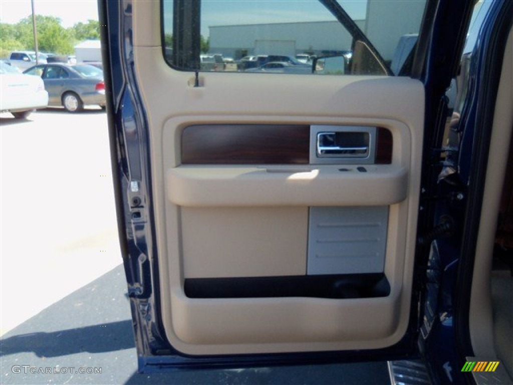 2012 F150 King Ranch SuperCrew 4x4 - Dark Blue Pearl Metallic / King Ranch Chaparral Leather photo #32