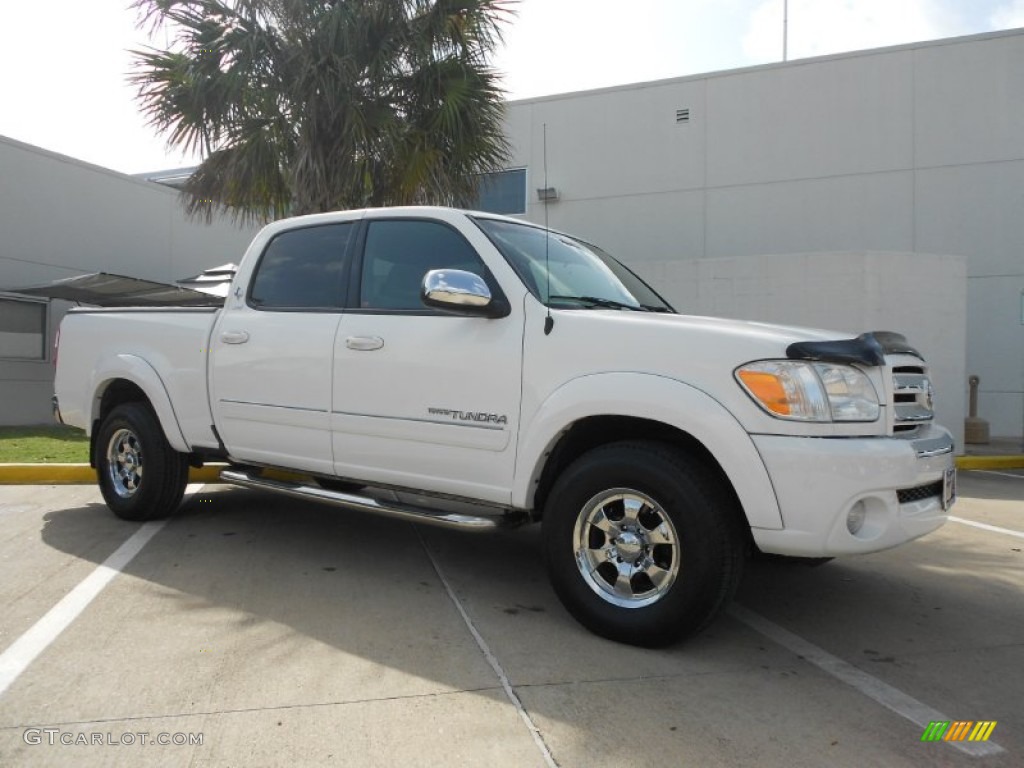 2005 Tundra SR5 Double Cab - Natural White / Light Charcoal photo #1