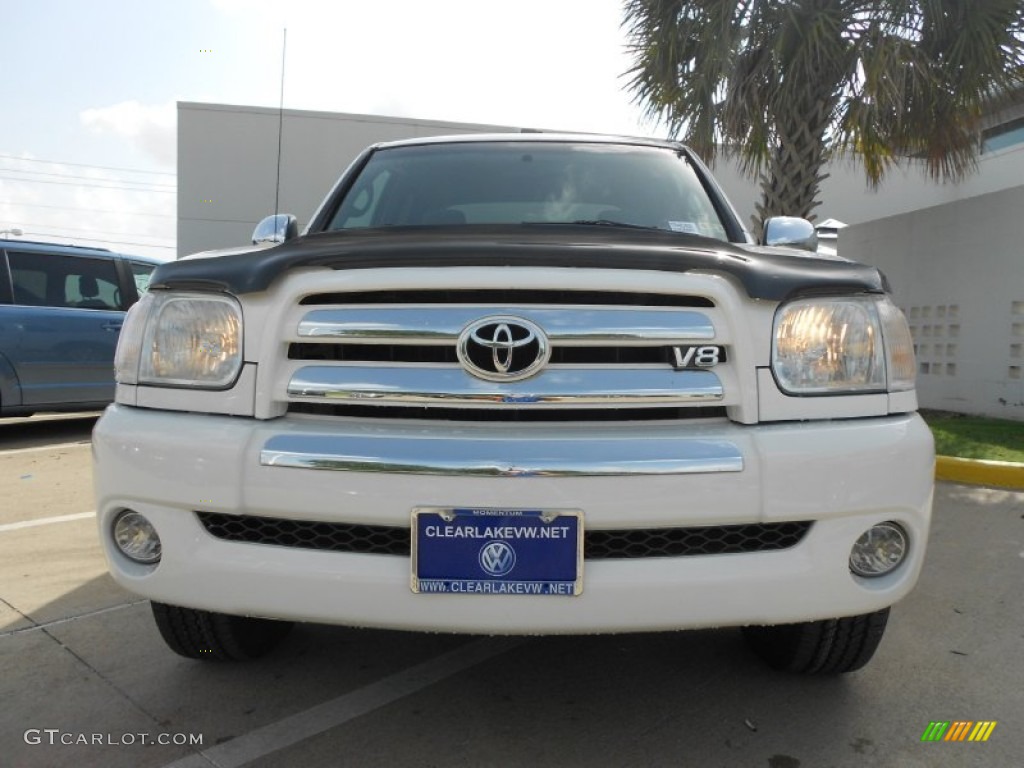 2005 Tundra SR5 Double Cab - Natural White / Light Charcoal photo #2