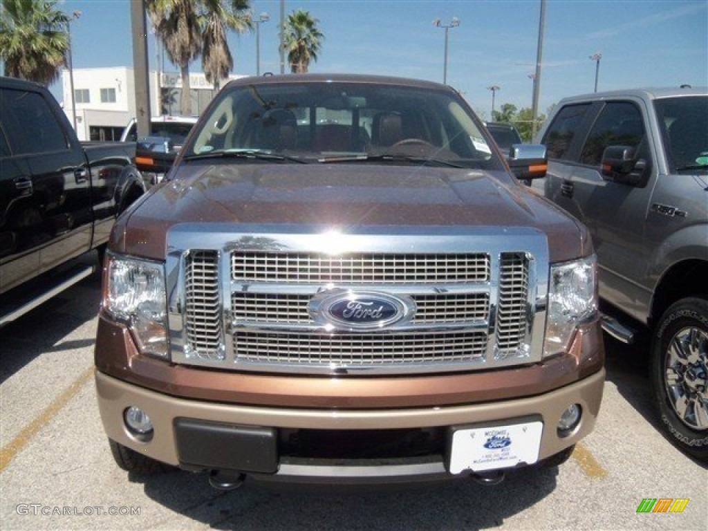 2012 F150 King Ranch SuperCrew 4x4 - Golden Bronze Metallic / King Ranch Chaparral Leather photo #2