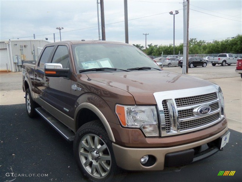 2012 F150 King Ranch SuperCrew 4x4 - Golden Bronze Metallic / King Ranch Chaparral Leather photo #9