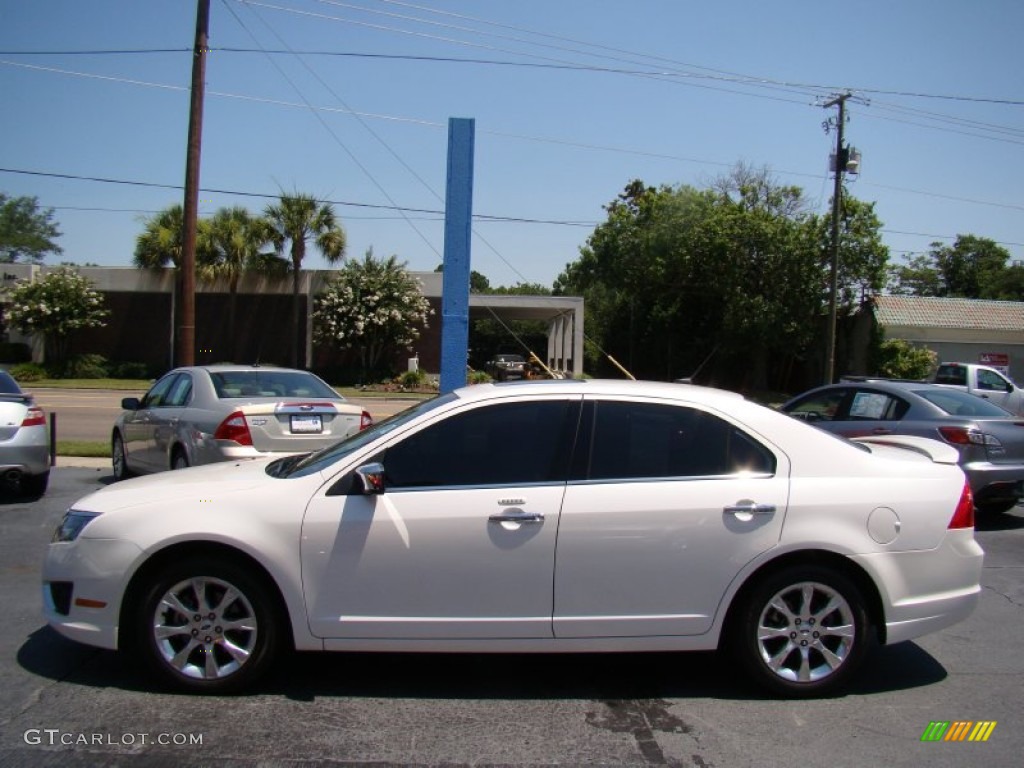 White Platinum Tri-Coat 2011 Ford Fusion SEL V6 Exterior Photo #67452795