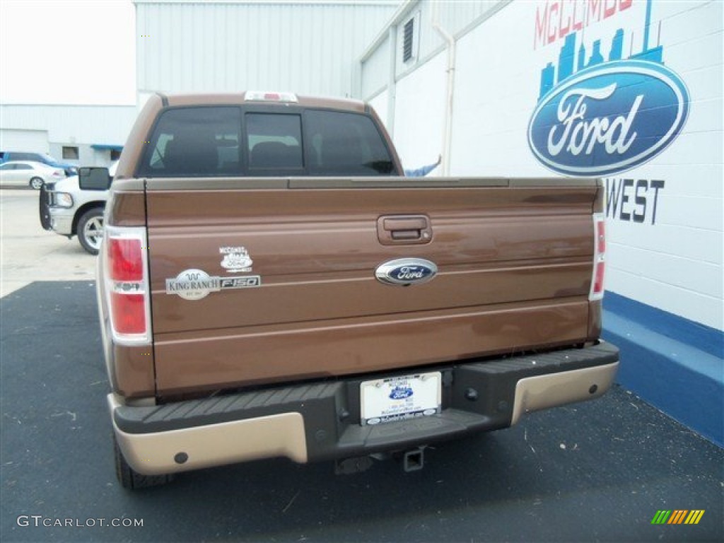 2012 F150 King Ranch SuperCrew 4x4 - Golden Bronze Metallic / King Ranch Chaparral Leather photo #13