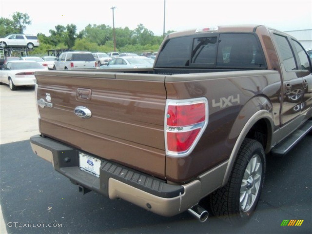 2012 F150 King Ranch SuperCrew 4x4 - Golden Bronze Metallic / King Ranch Chaparral Leather photo #14