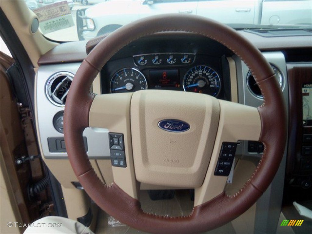 2012 F150 King Ranch SuperCrew 4x4 - Golden Bronze Metallic / King Ranch Chaparral Leather photo #22