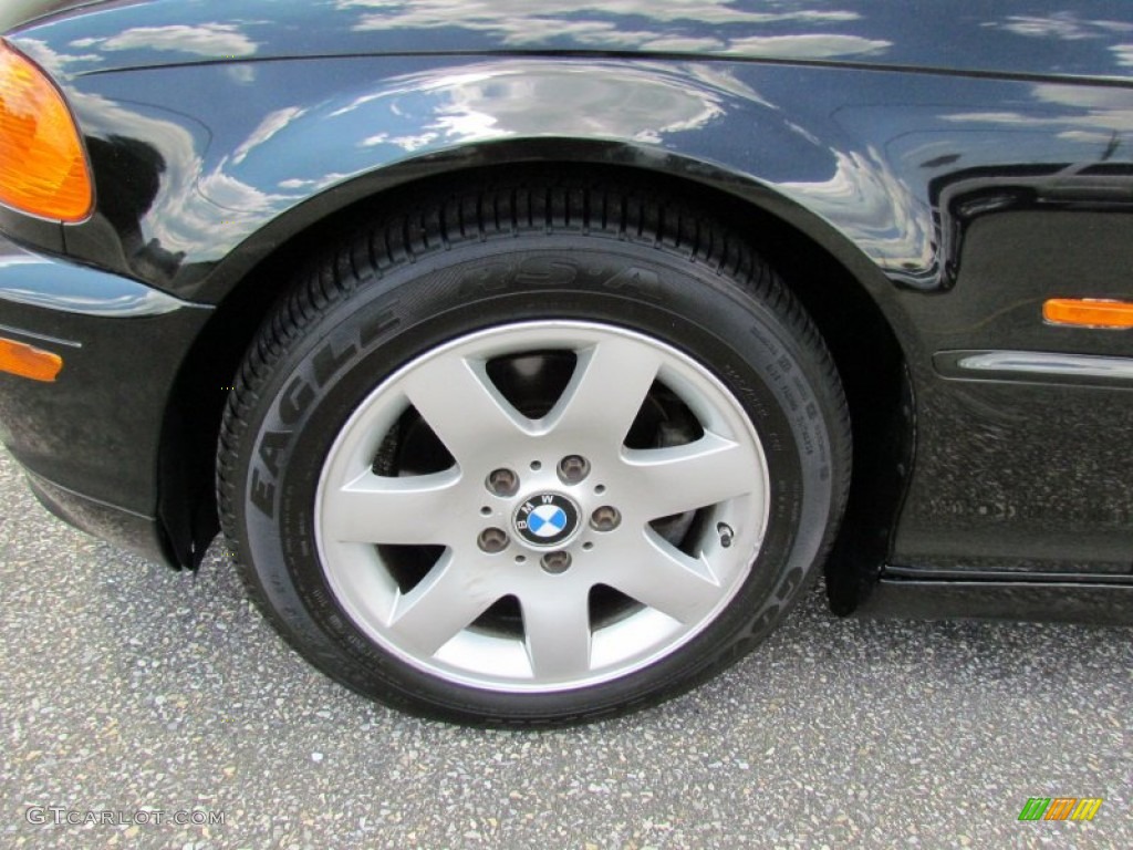 2001 3 Series 325i Convertible - Jet Black / Grey photo #3