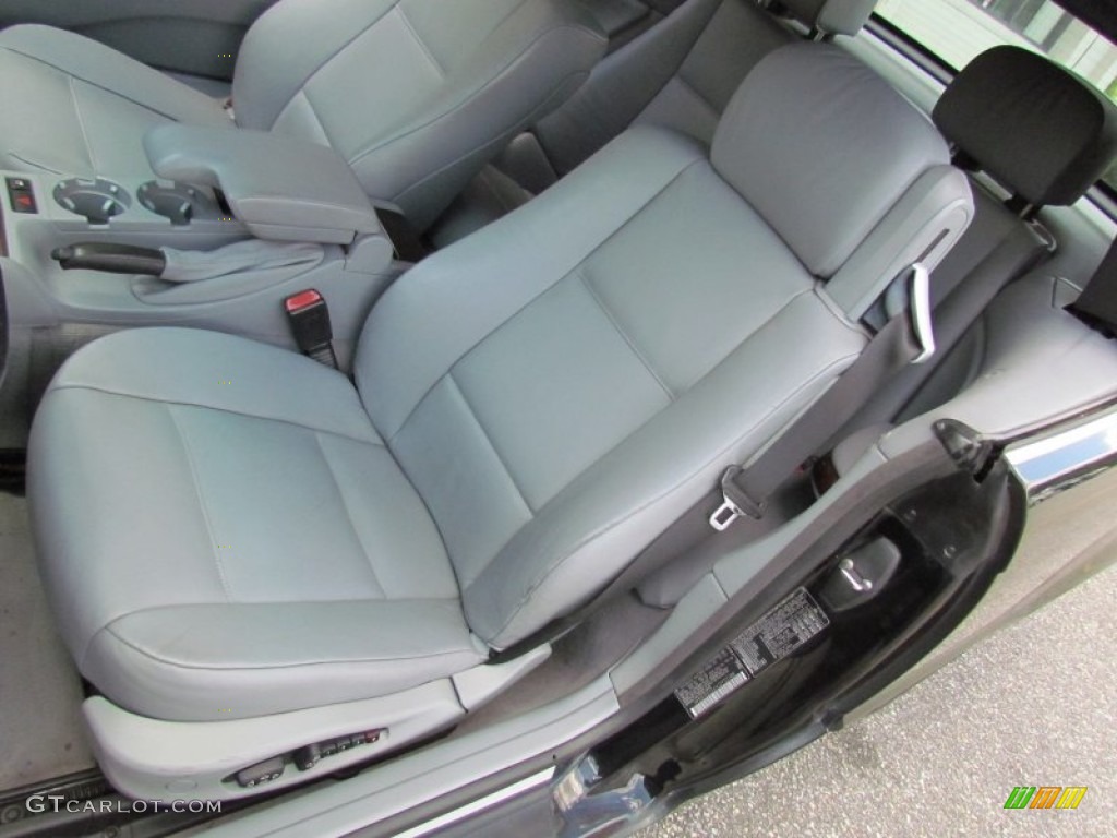 2001 3 Series 325i Convertible - Jet Black / Grey photo #10
