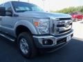 2012 Ingot Silver Metallic Ford F350 Super Duty XLT Crew Cab 4x4  photo #2