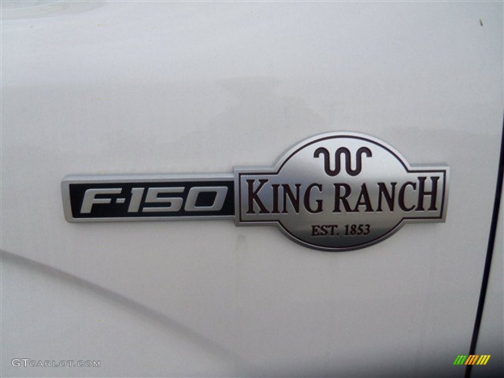 2012 F150 King Ranch SuperCrew 4x4 - White Platinum Metallic Tri-Coat / King Ranch Chaparral Leather photo #5