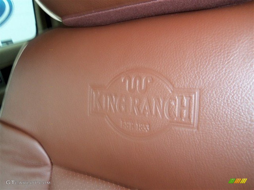 2012 F150 King Ranch SuperCrew 4x4 - White Platinum Metallic Tri-Coat / King Ranch Chaparral Leather photo #25