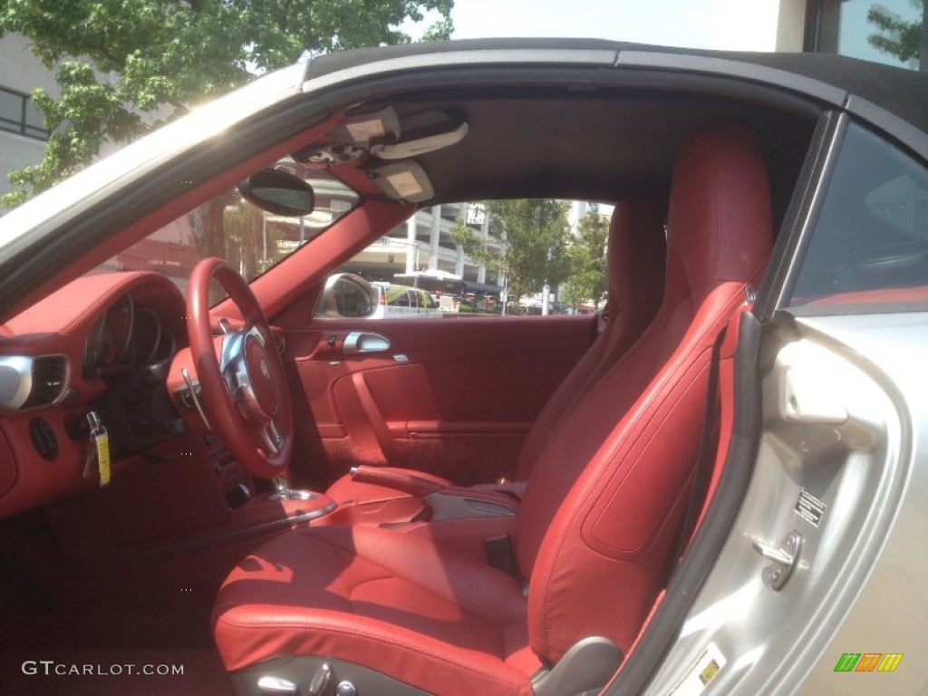 Carrera Red Interior 2011 Porsche 911 Carrera 4S Cabriolet Photo #67456407