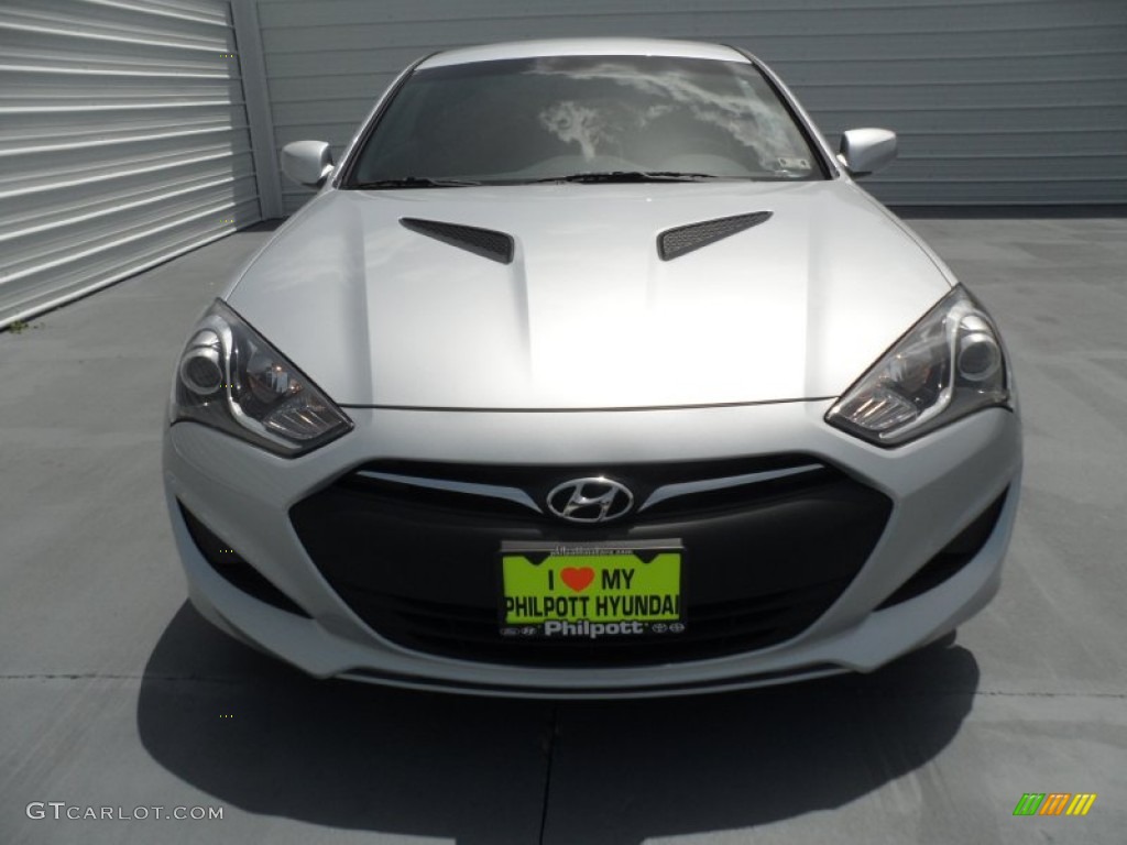 2013 Genesis Coupe 2.0T - Circuit Silver / Black Cloth photo #7