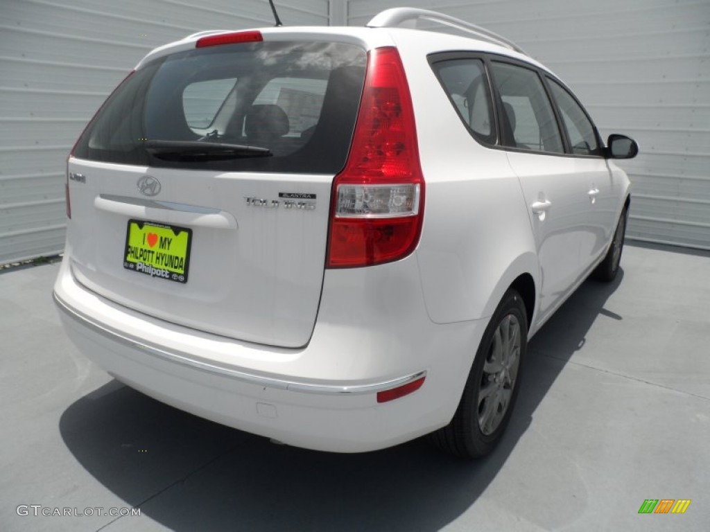 2012 Elantra GLS Touring - Monaco White / Black photo #3