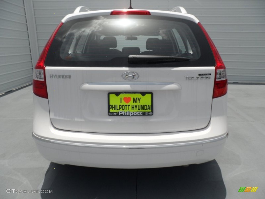 2012 Elantra GLS Touring - Monaco White / Black photo #4