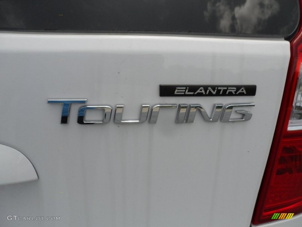 2012 Elantra GLS Touring - Monaco White / Black photo #13