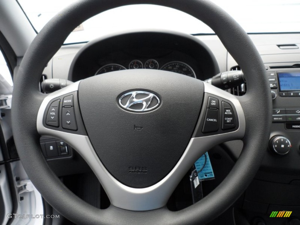2012 Elantra GLS Touring - Monaco White / Black photo #28