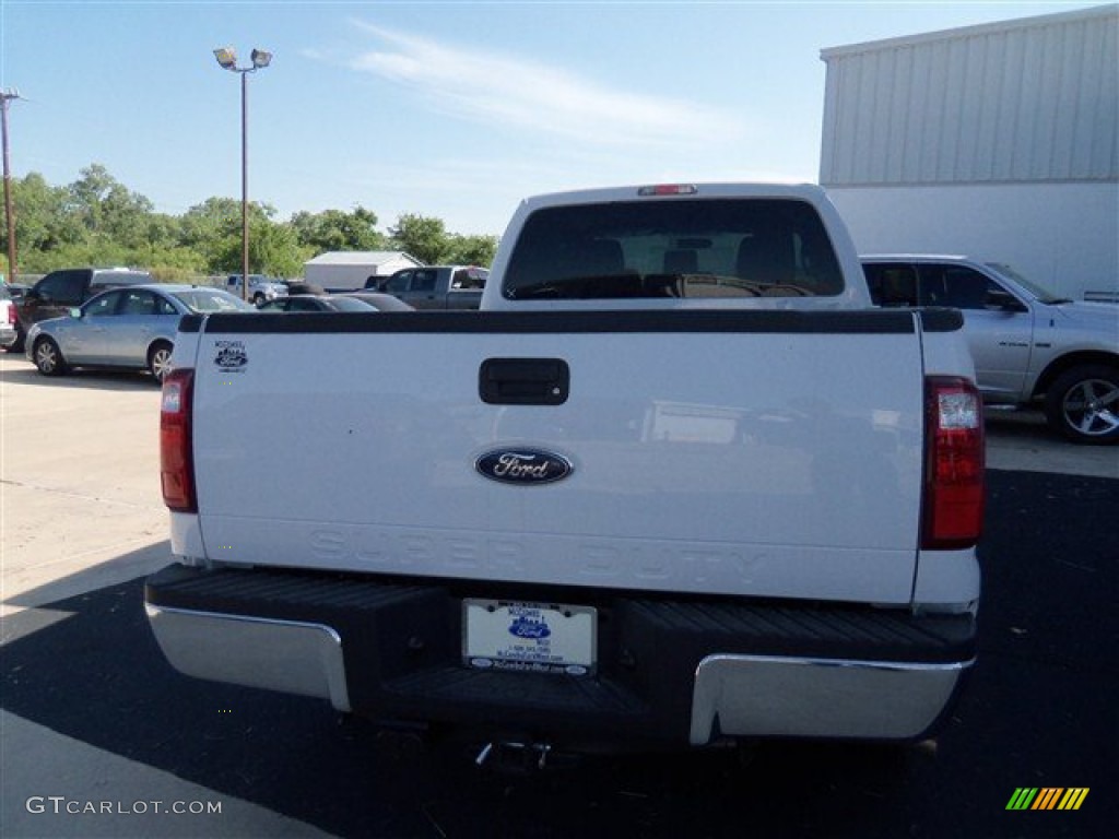 2012 F250 Super Duty XL SuperCab 4x4 - Oxford White / Steel photo #11