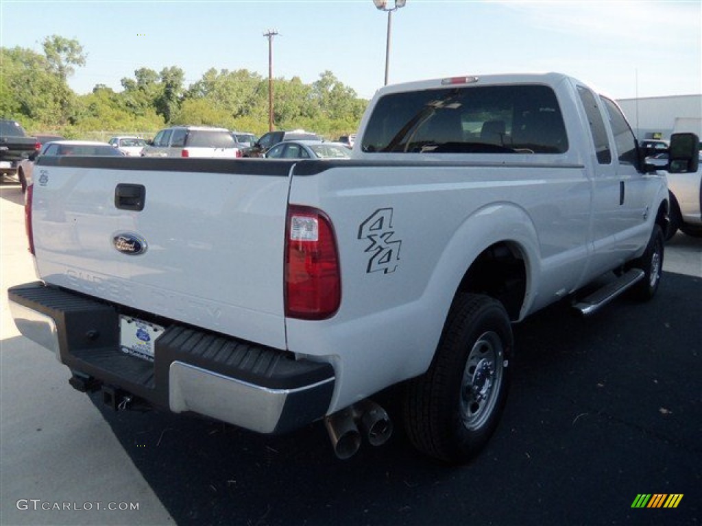 2012 F250 Super Duty XL SuperCab 4x4 - Oxford White / Steel photo #12