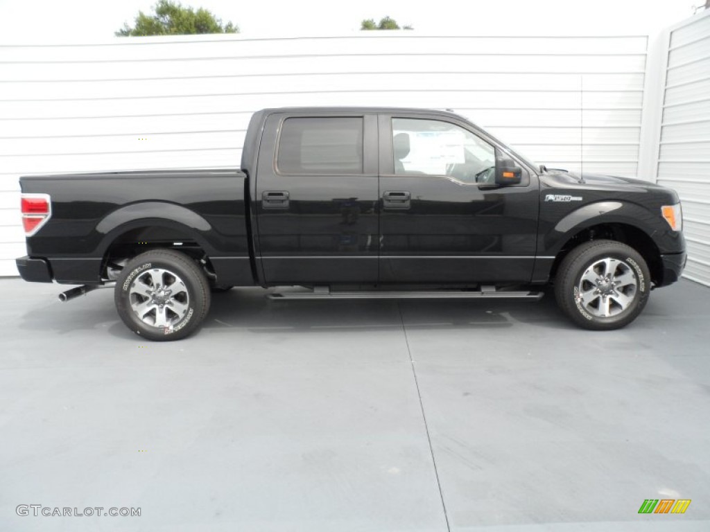 Tuxedo Black Metallic 2012 Ford F150 XLT SuperCrew Exterior Photo #67460728