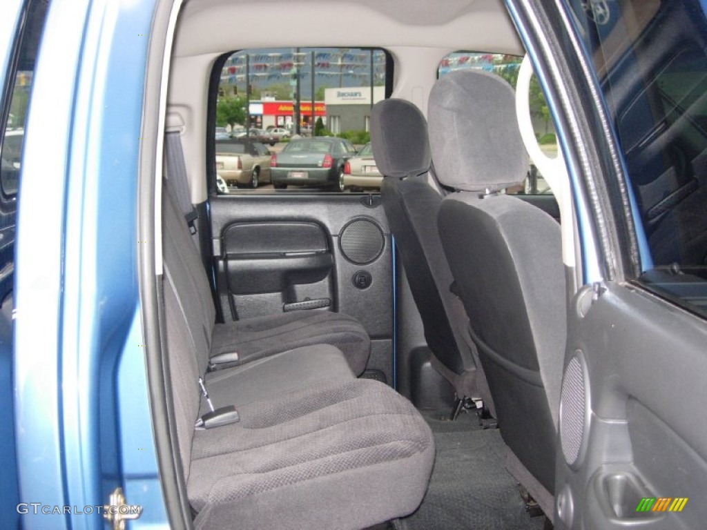 2003 Ram 1500 SLT Quad Cab 4x4 - Atlantic Blue Pearl / Dark Slate Gray photo #6