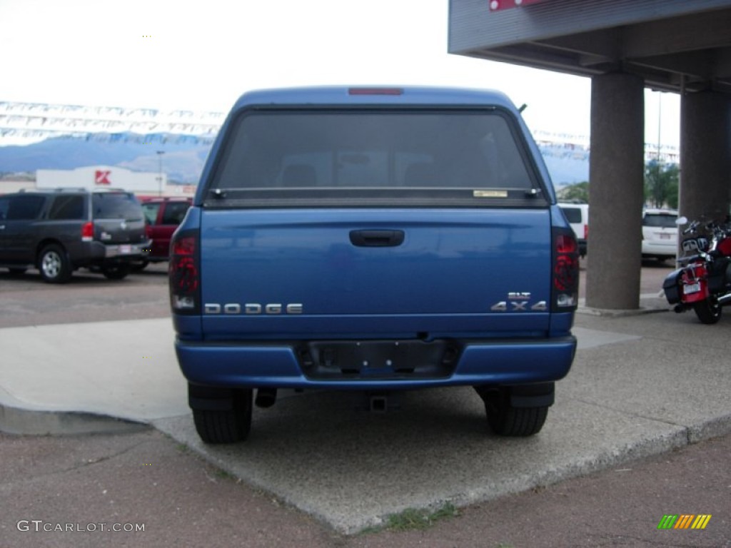 2003 Ram 1500 SLT Quad Cab 4x4 - Atlantic Blue Pearl / Dark Slate Gray photo #10